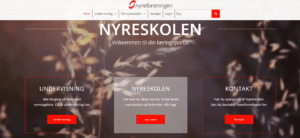 Forsiden af Nyreskole.dk