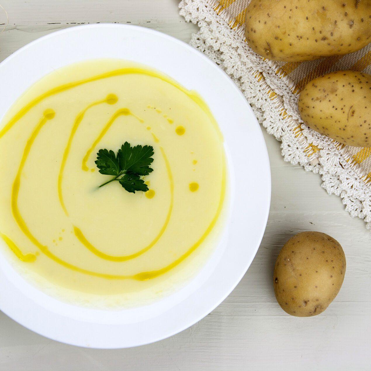 Kartoffel-porre suppe